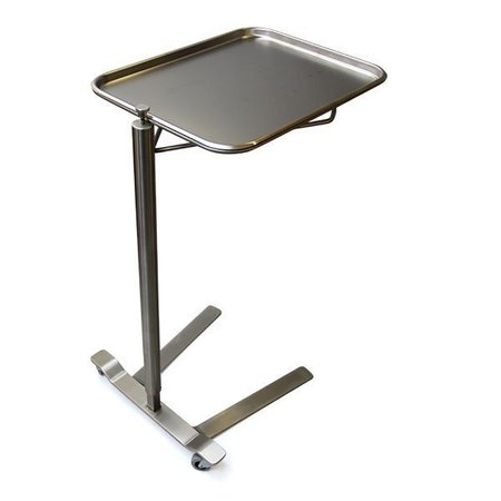 MIDCENTRAL MEDICAL SS Thumb controlled Mayo Stand, 12 5/8" x 19 1/8" tray size MCM760